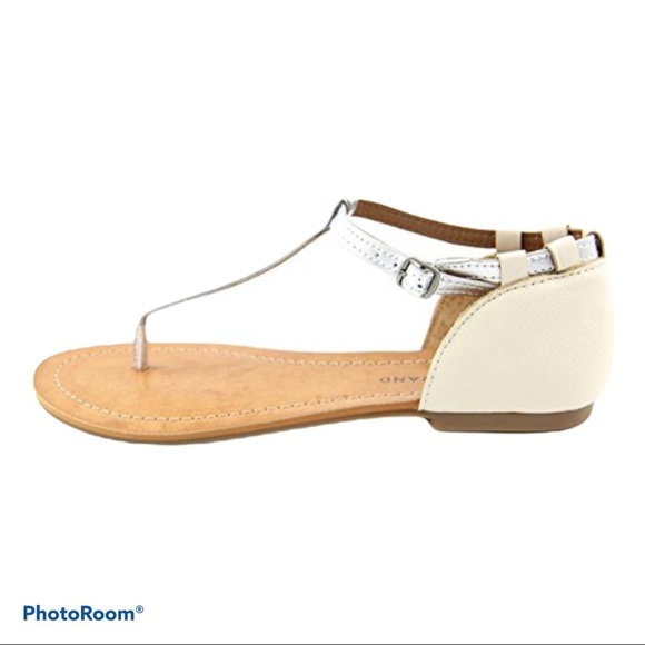 NWOB Lucky Brand Ezzra Boho Leather T Strap Sandals size 9 - Picture 2 of 9